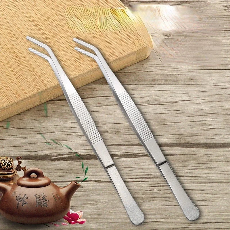 Gardening Tools Long - Stainless Steel Thicken Food Tweezers Professional