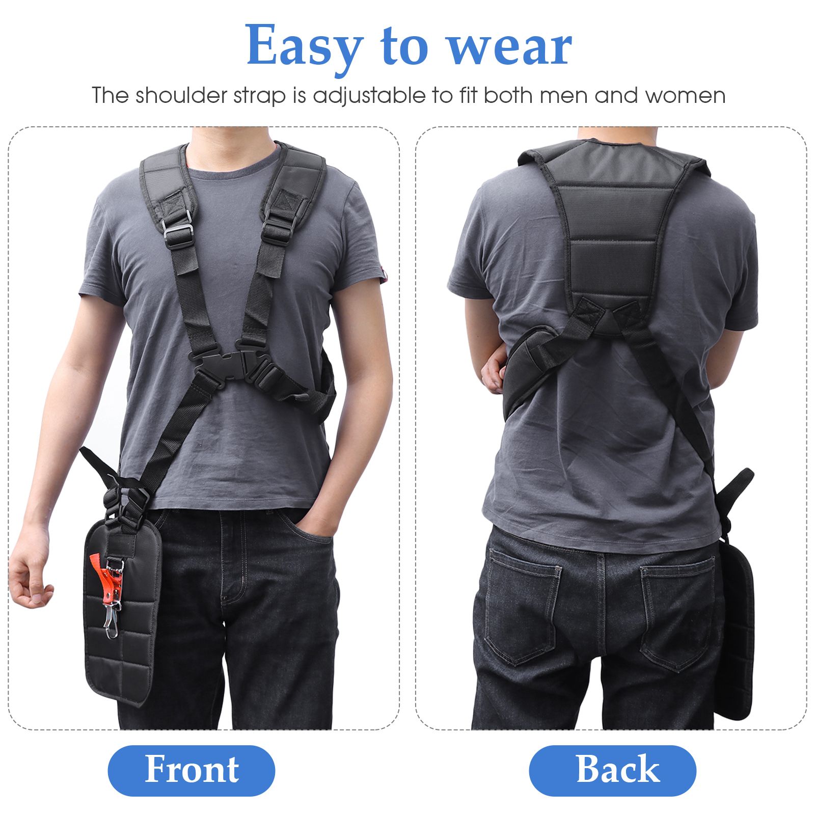 Gardening Tools Long - Grass Trimmer Shoulder Strap Durable Adjustable