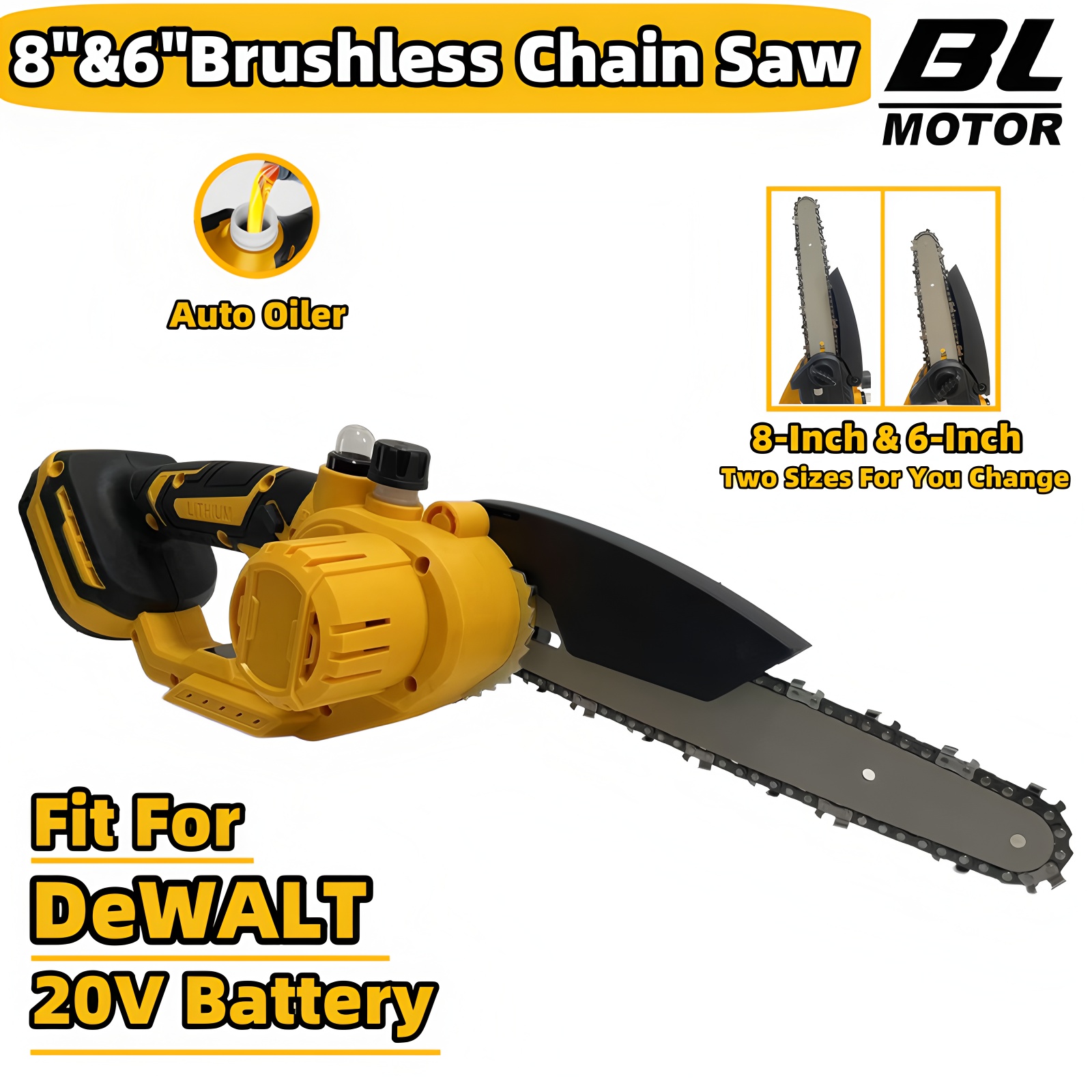 Gardening Tools Battery Powered - Brushless 8 Inch & 6 Inch