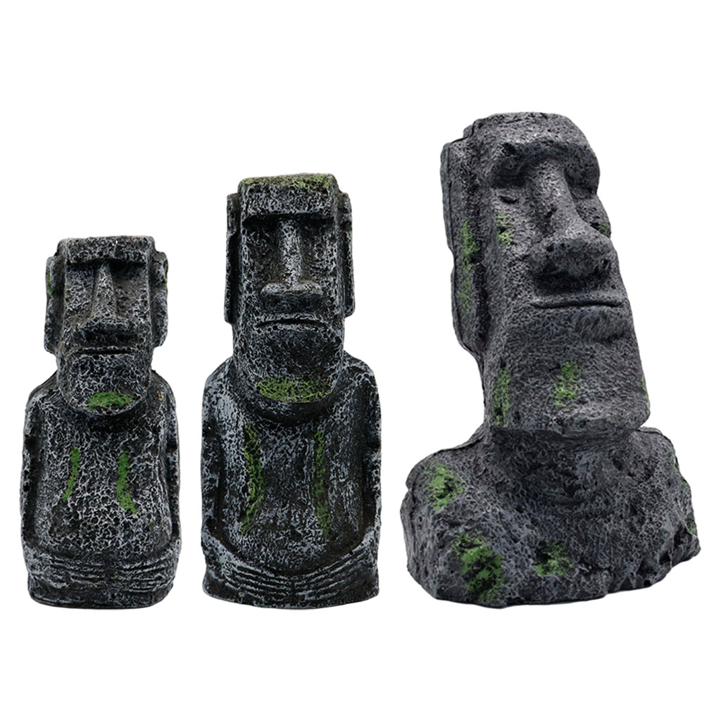 Aquarium Moai Statues Easter I - đánh giá và giá Aquaponics Fish Tank