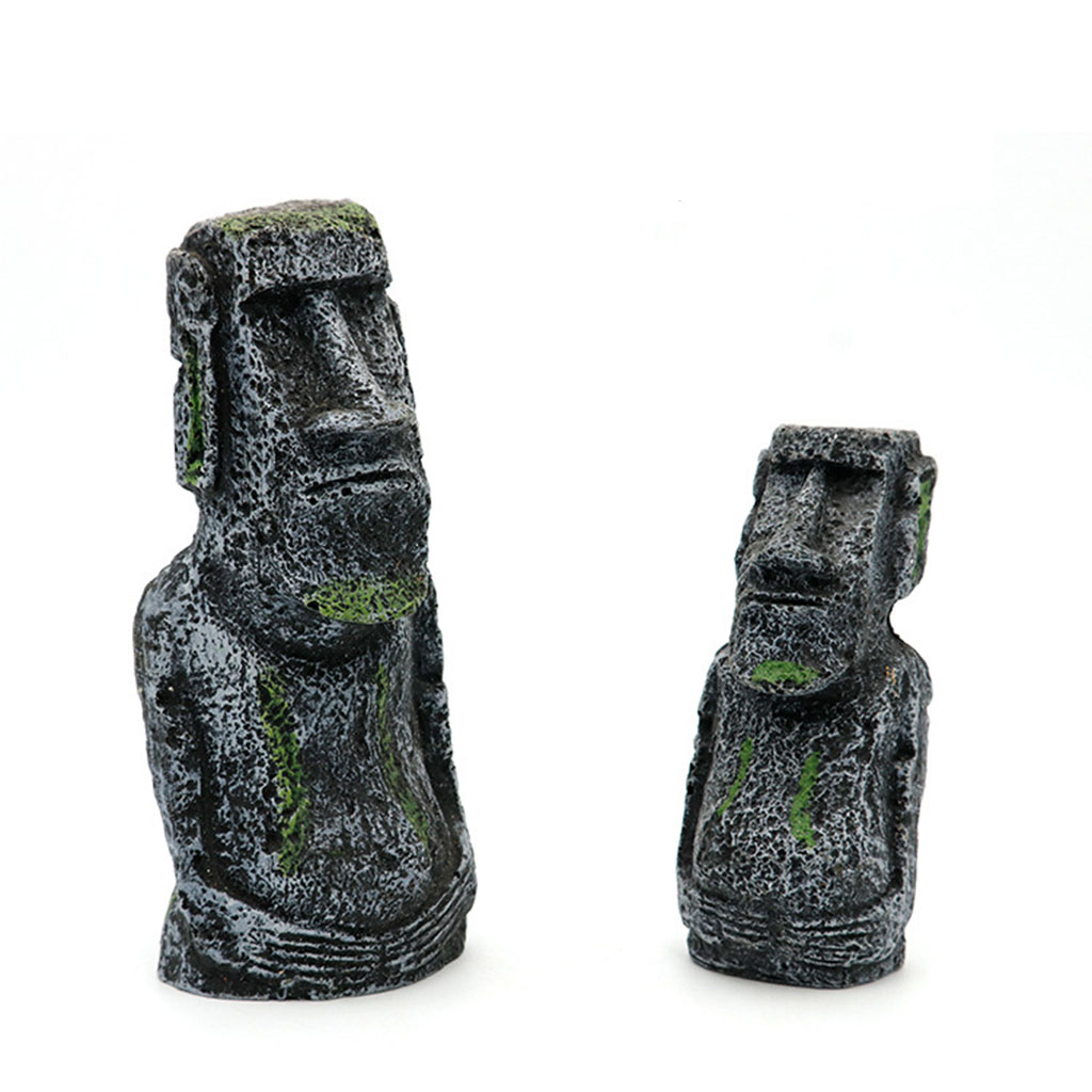 Aquarium Moai Statues Easter I - đánh giá và giá Aquaponics Fish Tank