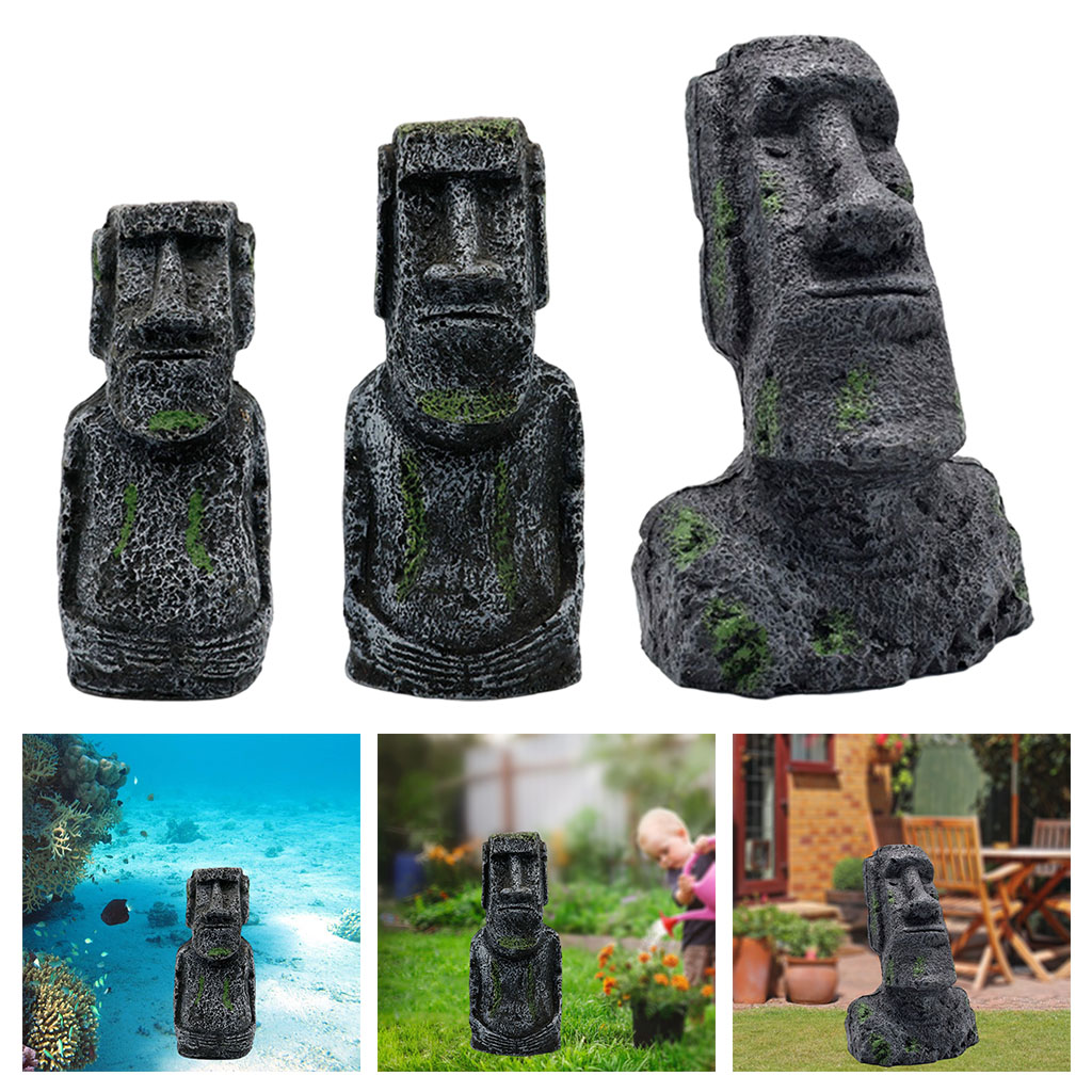 Aquarium Moai Statues Easter I - đánh giá và giá Aquaponics Fish Tank