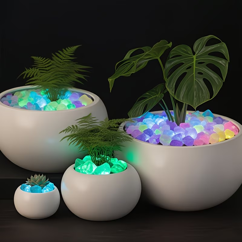 300PCS Luminous Pebble Set,0.9 - đánh giá và giá Aquaponics Fish Tank