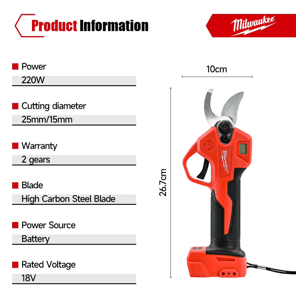 Milwaukee Brushless Electric P - đánh giá và giá Gardening Tools Usa