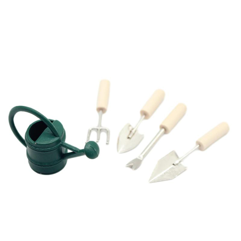 1:12 Dollhouse Miniature Garde - đánh giá và giá Gardening Tools Watering Can