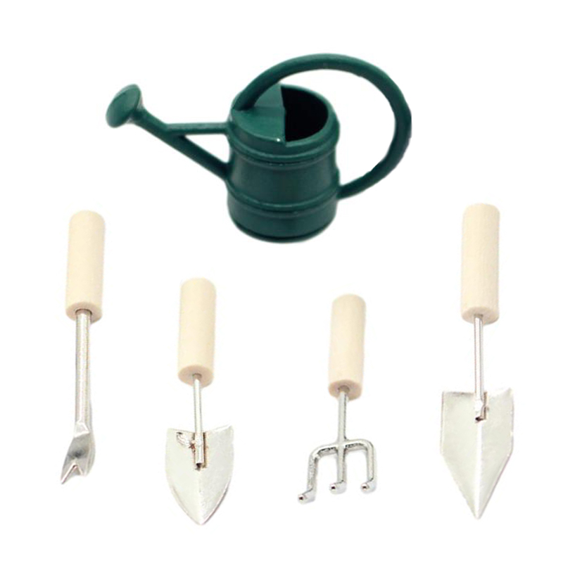 1:12 Dollhouse Miniature Garde - đánh giá và giá Gardening Tools Watering Can
