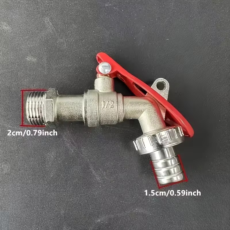 1Pc 1/2 Inch Zinc Alloy Faucet - đánh giá và giá Gardening Tools For Home