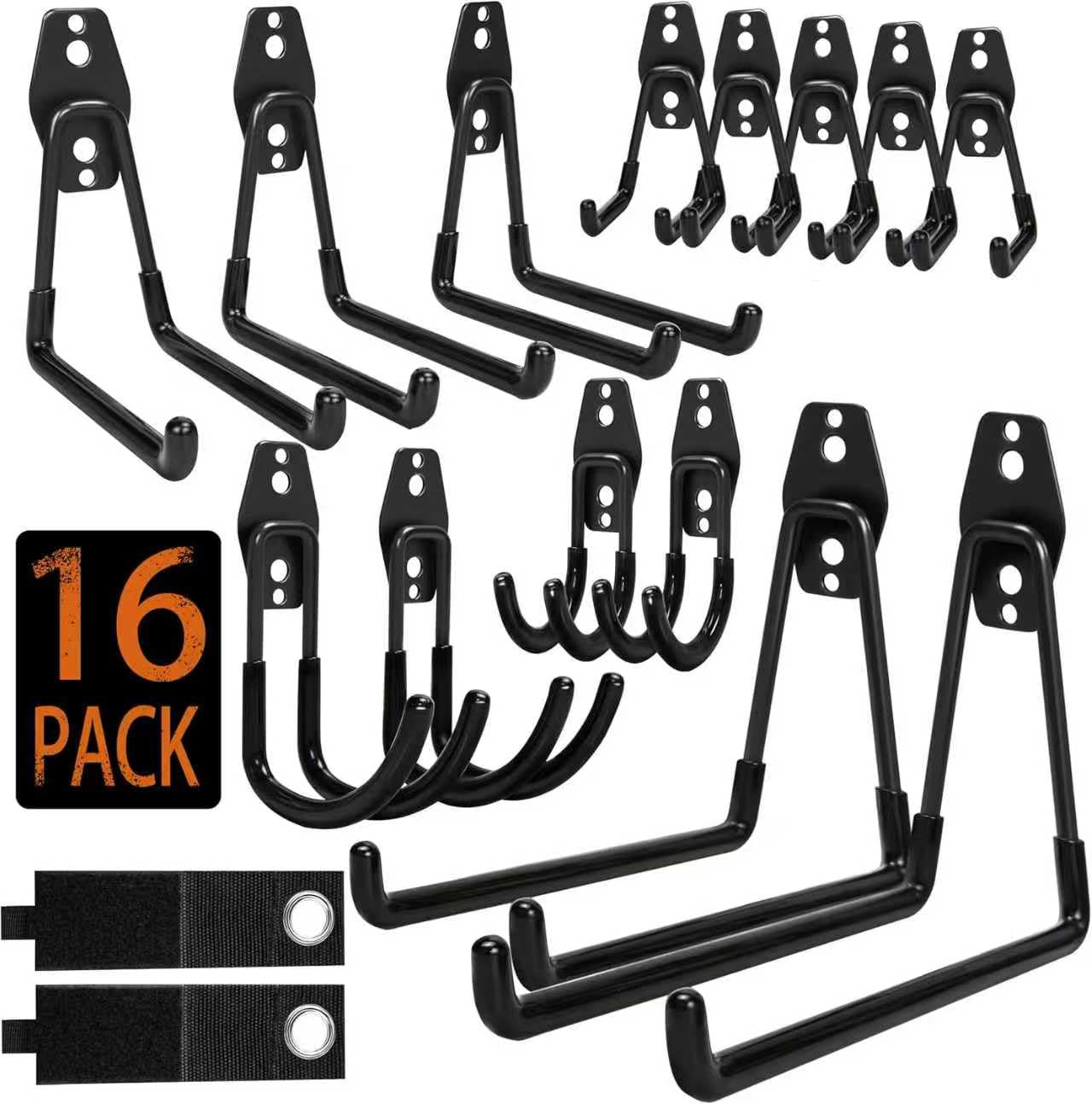 16Pcs Heavy Duty Metal Garage  - đánh giá và giá Gardening Tools Screwfix