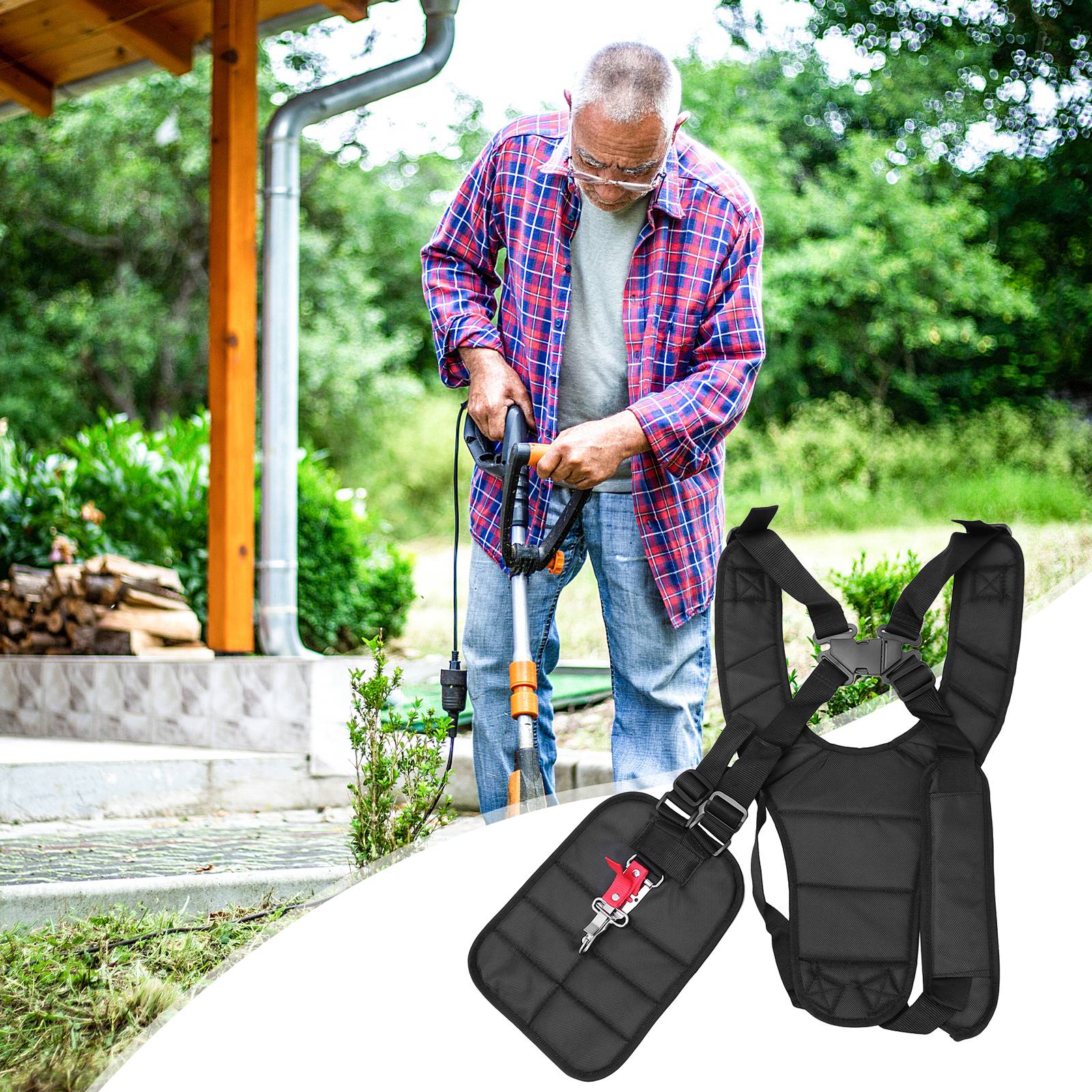 Grass Trimmer Shoulder Strap D - đánh giá và giá Gardening Tools Long