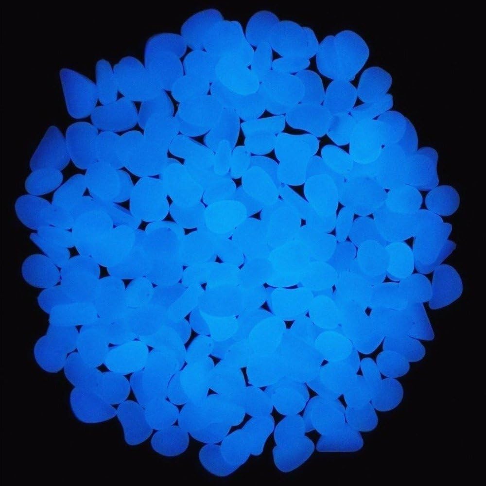 Fish Tank Rocks Glow Blue Pebb - đánh giá và giá Aquaponics Fish Tank