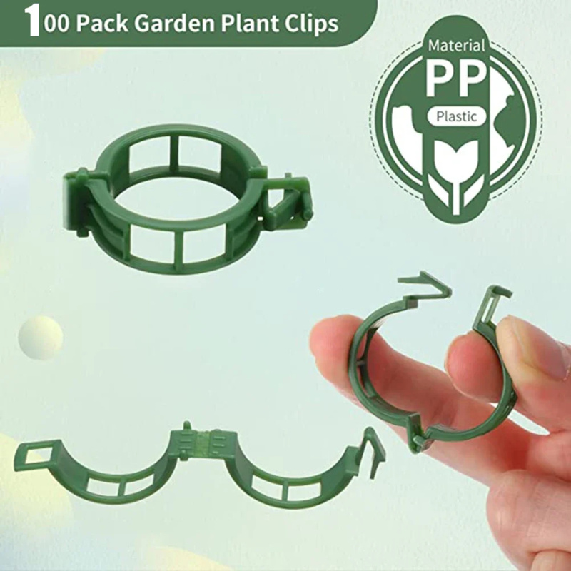 100 PCS/ Plant Support Clip Pl - đánh giá và giá Gardening Tools Usa