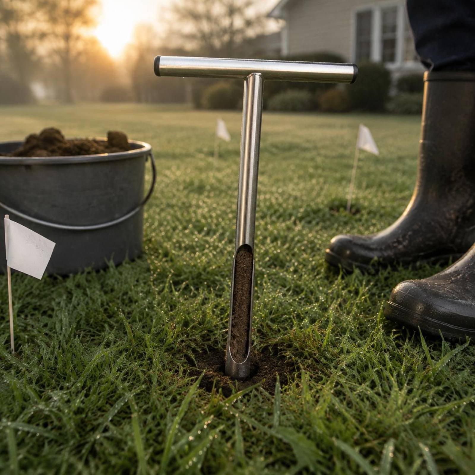 Stainless Steel Soil Sampler E - đánh giá và giá Gardening Tools Long