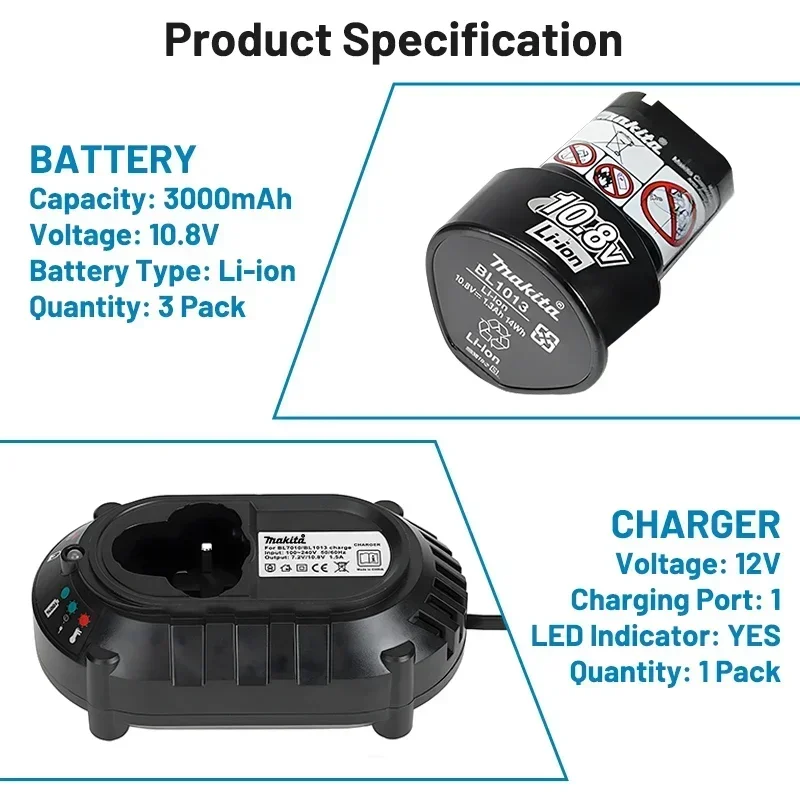 🌳🌳🌳Makita 10.8v original batte - đánh giá và giá Gardening Tools Battery Powered