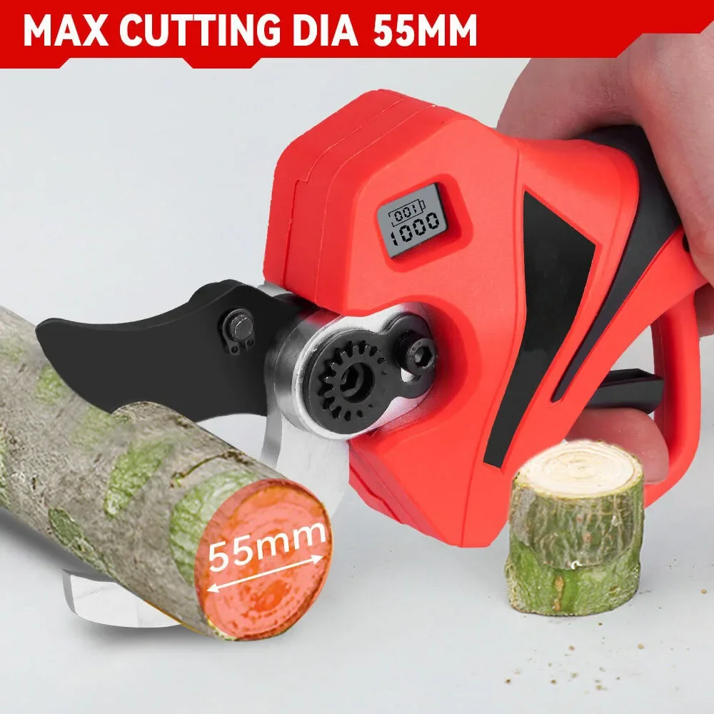 55mm Brushless Electric Scisso - đánh giá và giá Gardening Tools Battery Powered